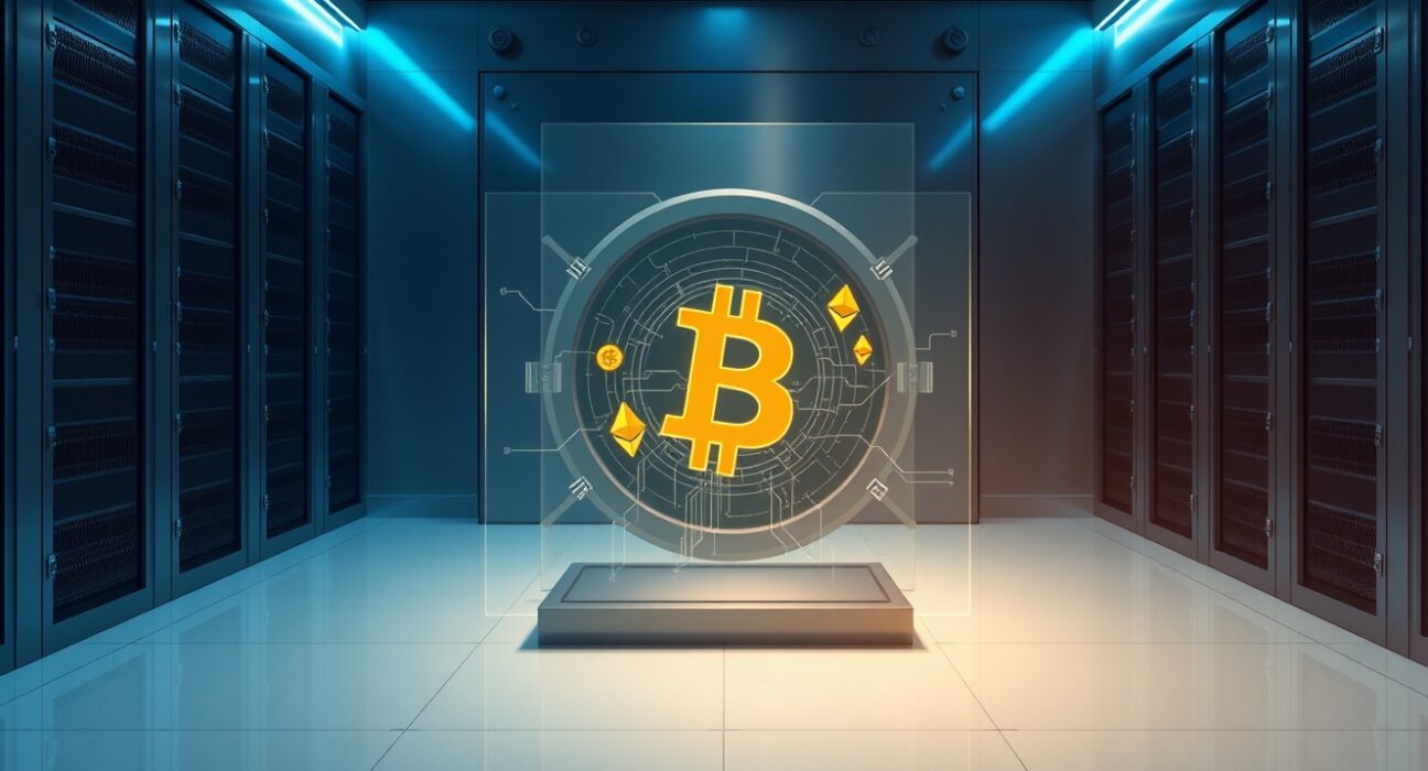 BlackRock's institutional cryptocurrency deposit to Coinbase Prime representing digital asset security