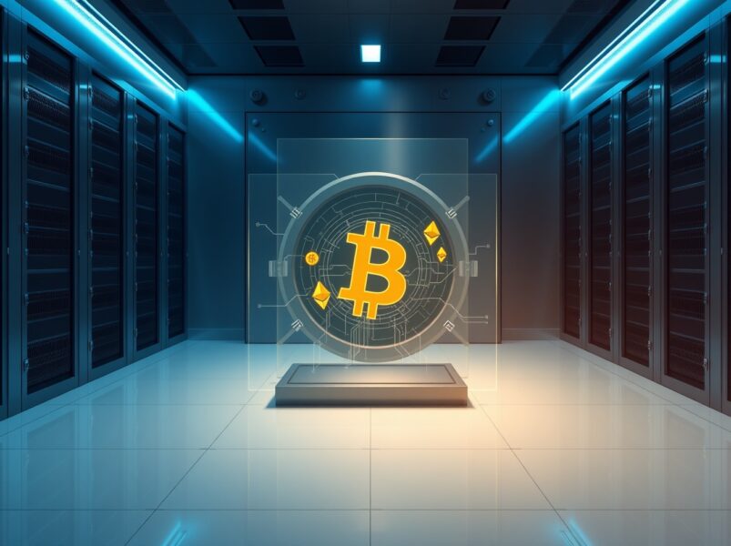 BlackRock's institutional cryptocurrency deposit to Coinbase Prime representing digital asset security