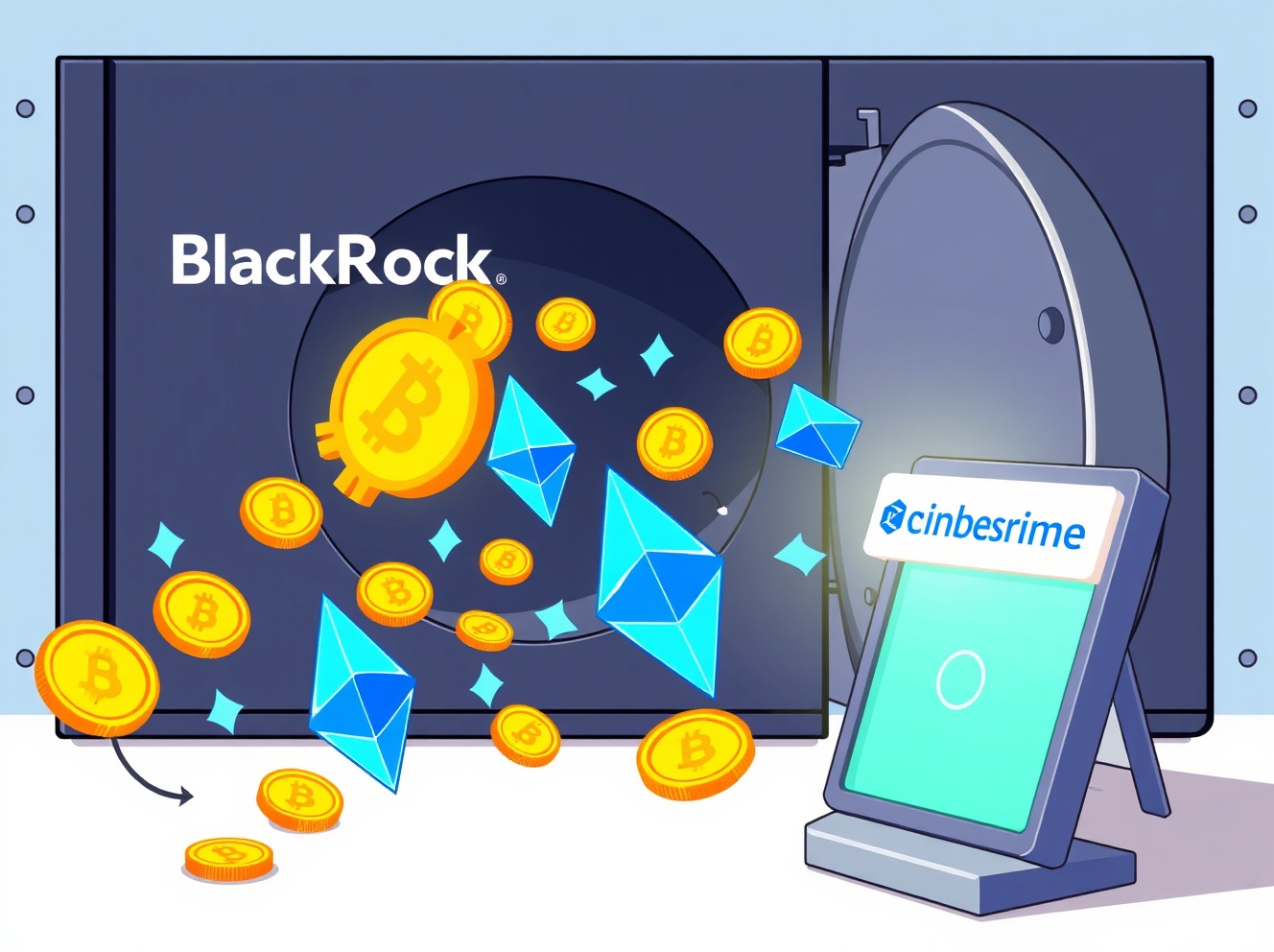 BlackRock’s $418 Million Bitcoin and Ethereum Transfer to Coinbase Prime Sparks Market Jitters