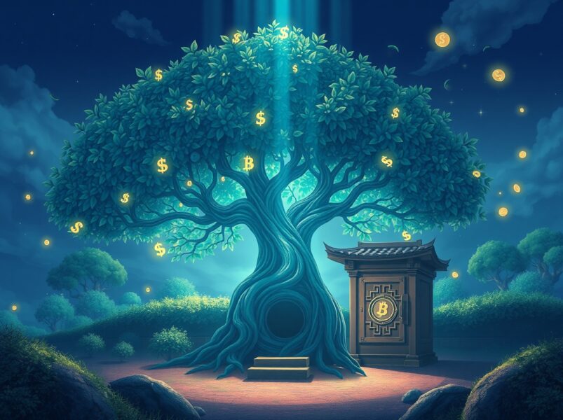 BlackRock's BUIDL tokenized treasury fund experiencing significant market cap growth in 2025.