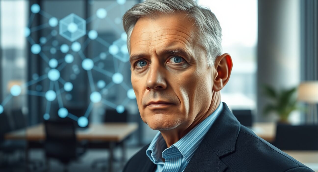 BlackRock CEO Larry Fink discussing the future of asset tokenization and financial technology innovation.