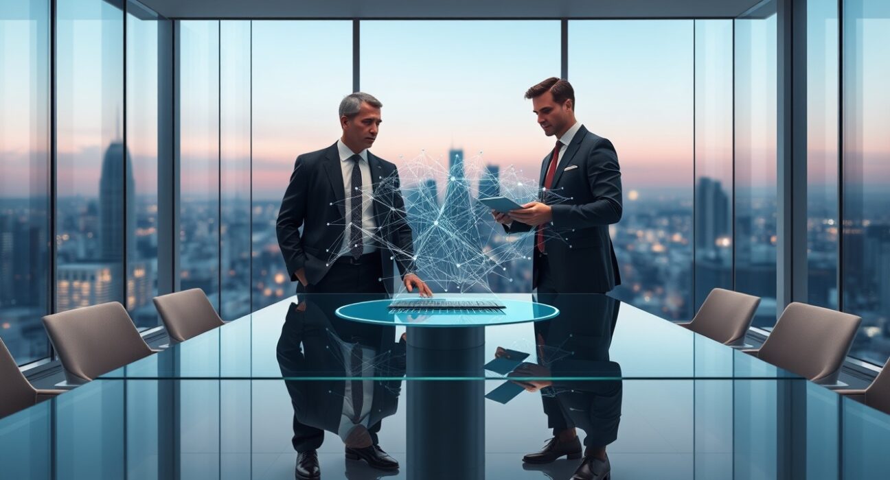 Blockchain Capital venture capital meeting discussing a $700 million fundraising strategy for new crypto investment funds.