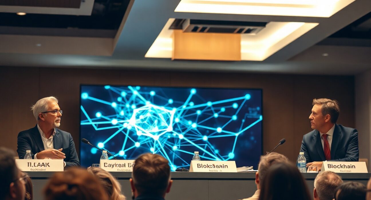 Panel discussion on blockchain privacy and AML at Consensus 2026 conference
