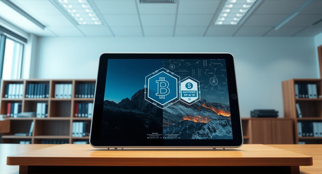 Blockchain technology verifying AI-generated content in regulatory setting as discussed by CFTC Chairman