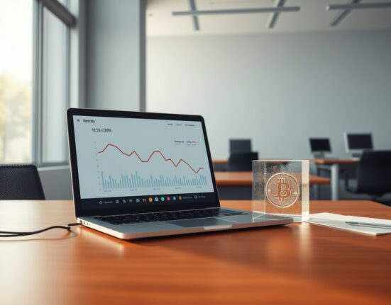 Analysis of inactive blue-chip crypto projects showing data dashboard and token symbolism.
