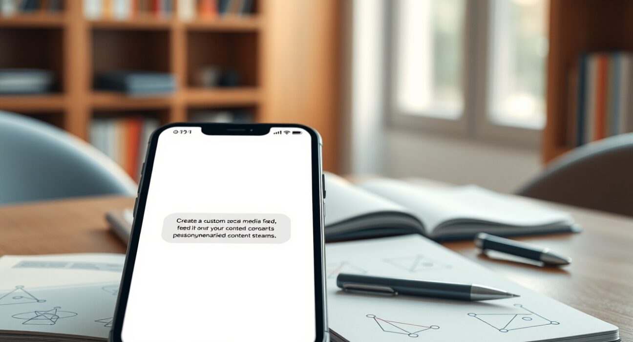 Bluesky AI Attie app interface for creating personalized social media feeds