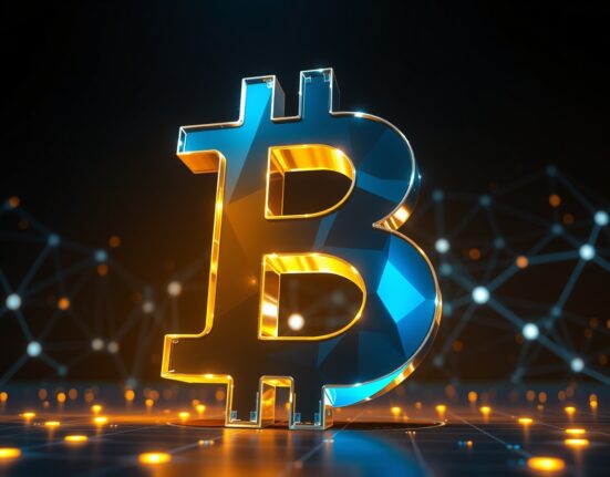 BNB Chain memecoin B token market cap surge illustration with digital blockchain network background