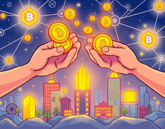 Cartoon illustration showing BNB Chain's strategic token investments fueling ecosystem growth.