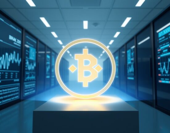 Analysis of Binance Coin (BNB) price predictions and future market potential on a financial desk.