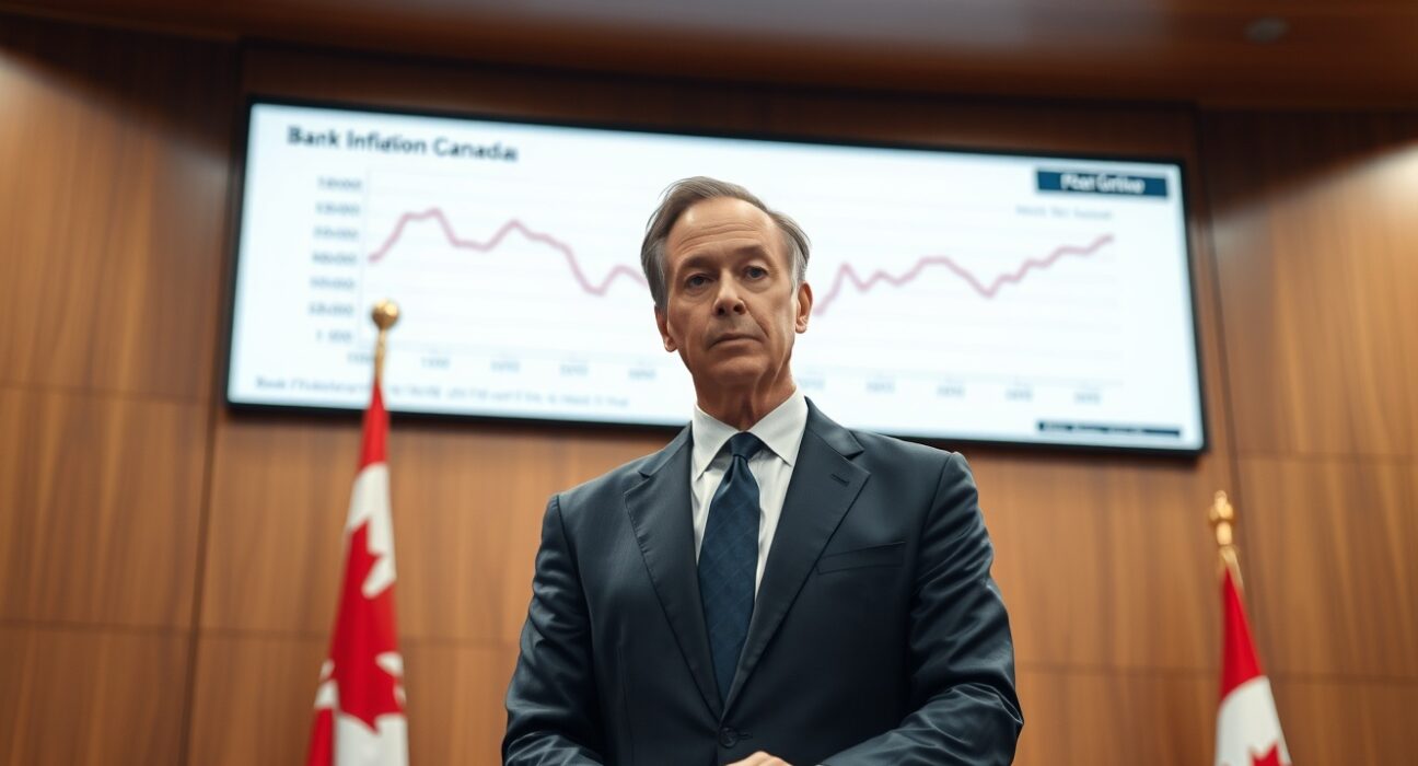Bank of Canada Governor Tiff Macklem speaks about inflation expectations being less anchored post-COVID during a press conference.