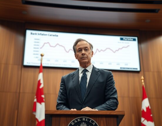 Bank of Canada Governor Tiff Macklem speaks about inflation expectations being less anchored post-COVID during a press conference.