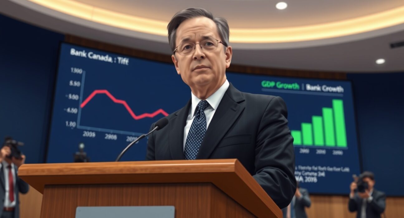 Bank of Canada Governor Tiff Macklem delivers a speech on the economic outlook after the central bank held interest rates unchanged.