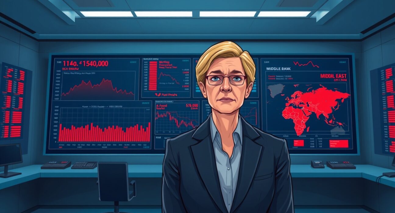 Bank of England official Sarah Breeden analyzing financial market stress risks from Iran war