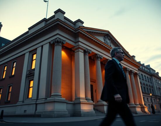 Bank of England building representing monetary policy decisions affecting GBP exchange rates