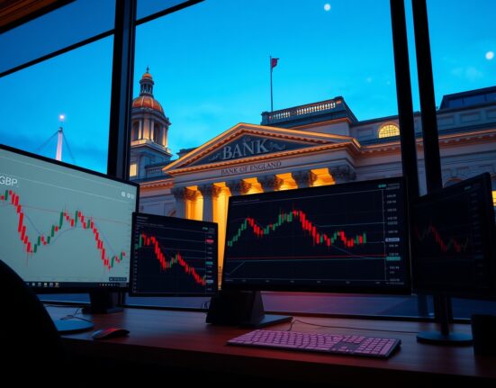 Bank of England monetary policy analysis with EUR/GBP exchange rate technical charts showing support levels