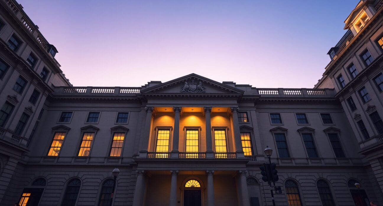 Bank of England building analysis for GBP monetary policy decisions in 2025