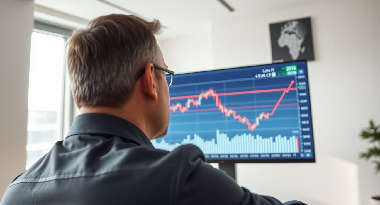 Financial analyst reviewing EUR/CHF exchange rate forecast and Bank of America analysis.