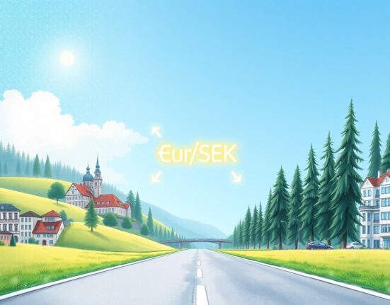 Bank of America's analysis forecasting the Euro to Swedish Krona exchange rate reaching 10.50.