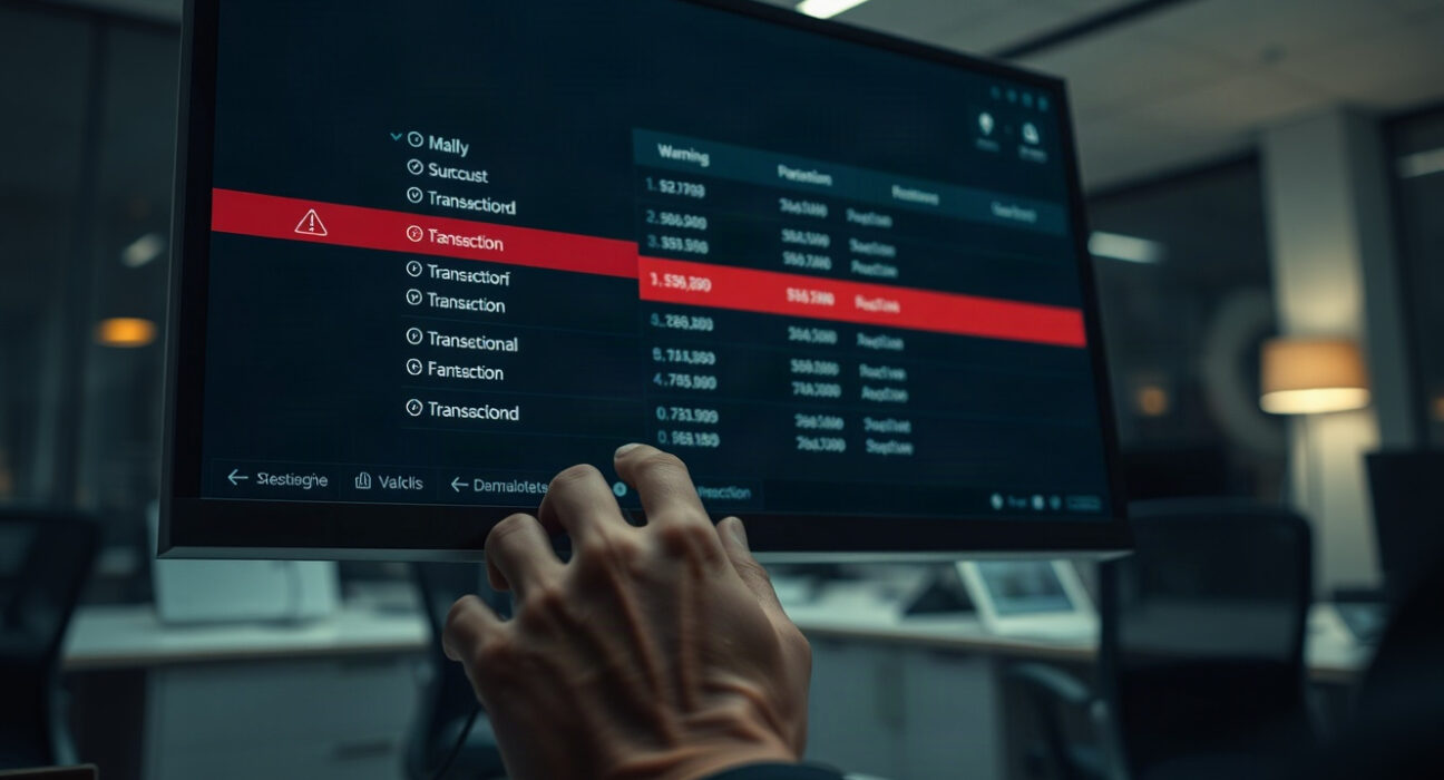 Crypto wallet interface showing a suspicious transaction highlighted in red, illustrating an address poisoning attack.