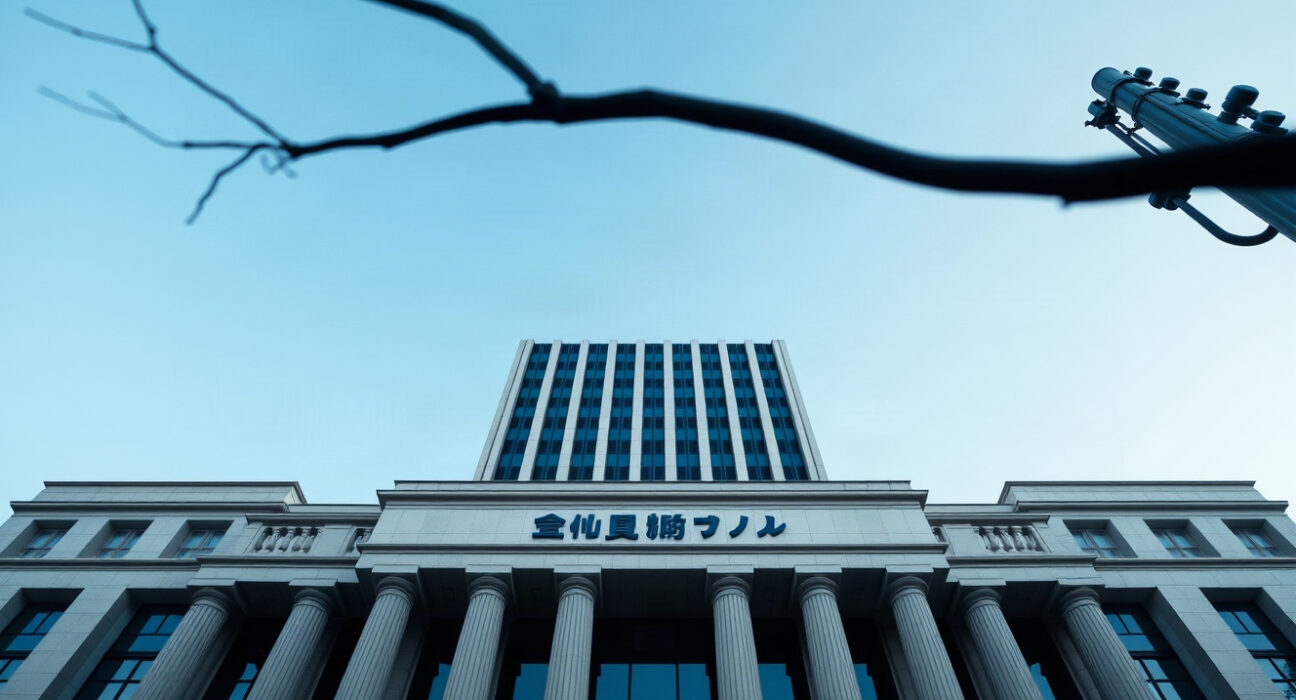 Bank of Japan headquarters building in Tokyo, symbolizing monetary policy decisions.