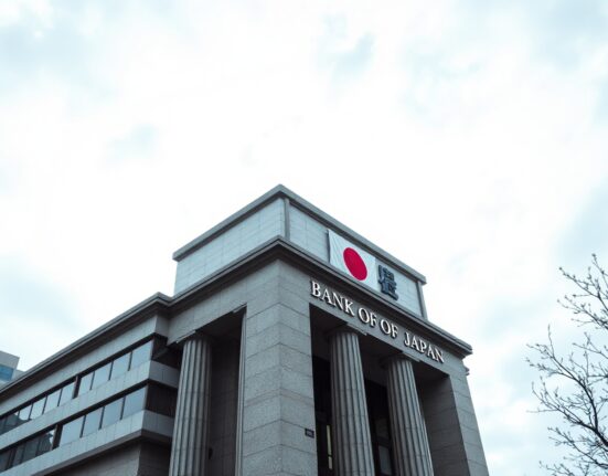 Bank of Japan headquarters in Tokyo, central bank building exterior