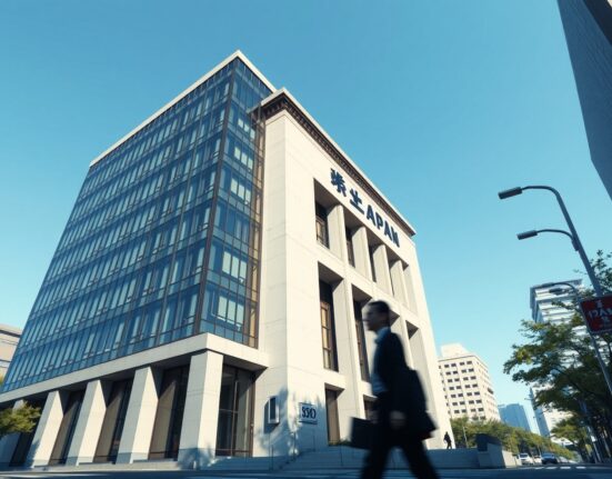 Bank of Japan headquarters in Tokyo signaling monetary policy decisions affecting JPY currency markets
