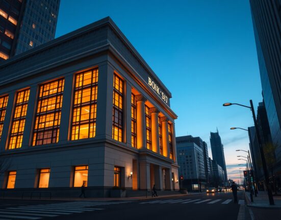 Bank of Japan headquarters building representing monetary policy decisions and interest rate changes