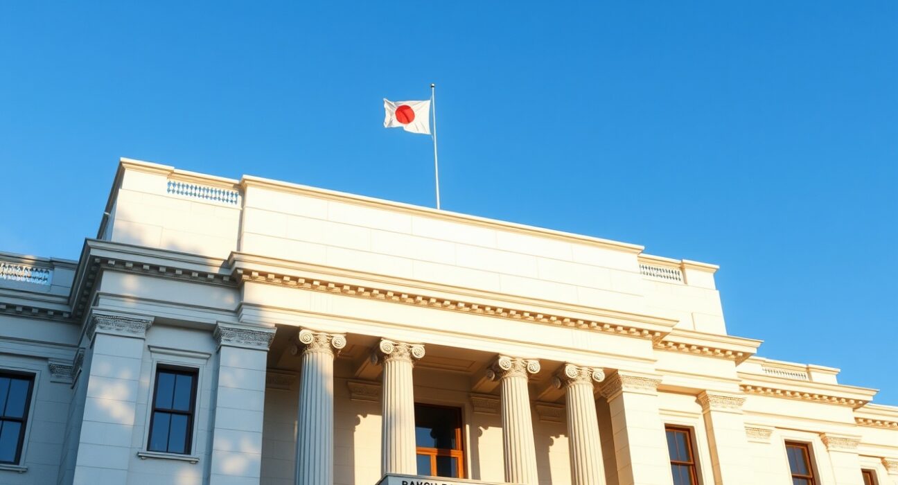 Bank of Japan headquarters in Tokyo signaling June hike prospects for yen policy shift
