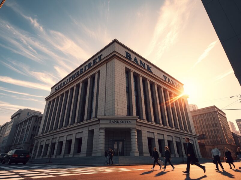 Bank of Japan headquarters in Tokyo, representing BOJ policy and the timing of the next interest rate hike.