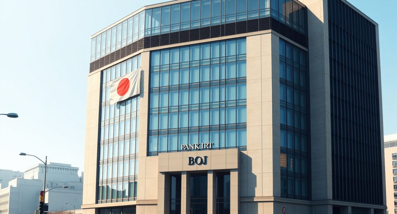 Bank of Japan headquarters in Tokyo, representing the central bank's monetary policy decision timeline.