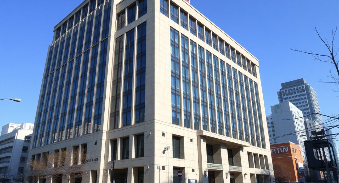 Bank of Japan headquarters building representing potential monetary policy shift affecting JPY currency markets.