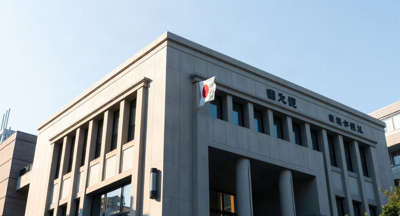 Bank of Japan headquarters in Tokyo, symbol of monetary policy decisions