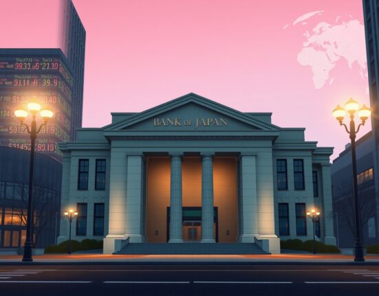 Bank of Japan headquarters representing monetary policy stability amid global uncertainty