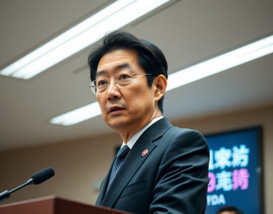 Bank of Japan Governor Kazuo Ueda discusses rising oil prices and Japan's trade deficit at a Tokyo press conference.