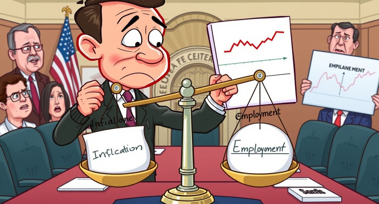 Federal Reserve official holding rates steady while balancing inflation and employment concerns