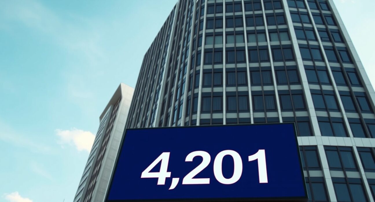 Hong Kong corporate building with Bitcoin symbol on digital display, representing Boyaa Interactive's crypto treasury