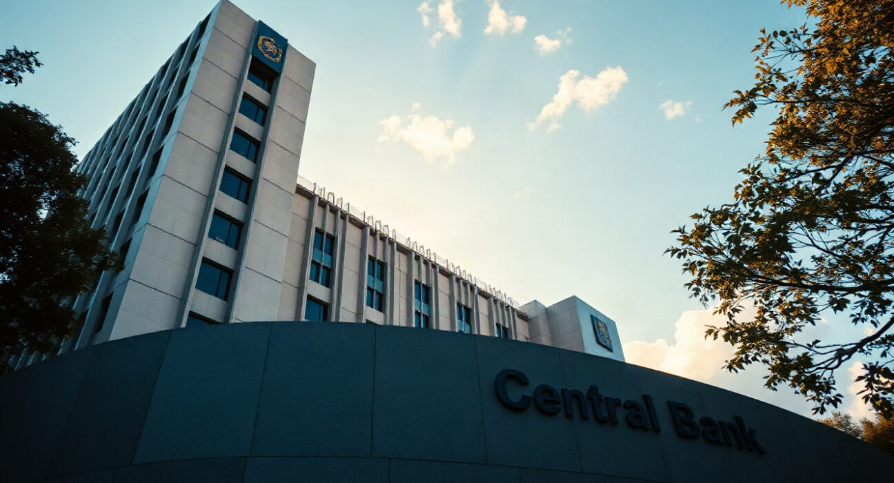 Brazilian Central Bank headquarters in Brasília, reflecting the country's economic policy stance.