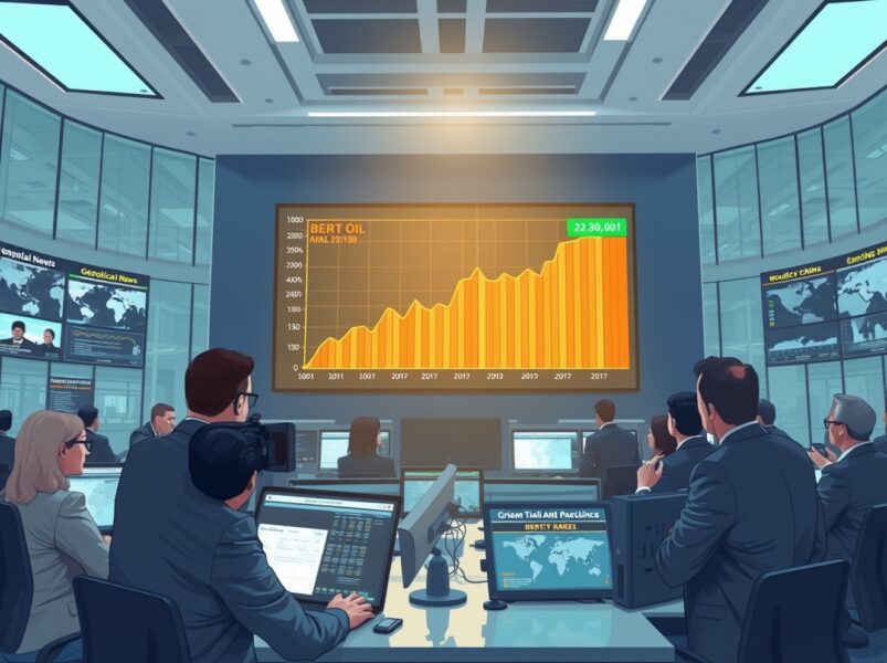 ब्रेंट क्रूड ऑयल की कीमतें: कैसे संघर्ष-संचालित आपूर्ति झटके 2025 में बाजार लचीलापन पैदा करते हैं