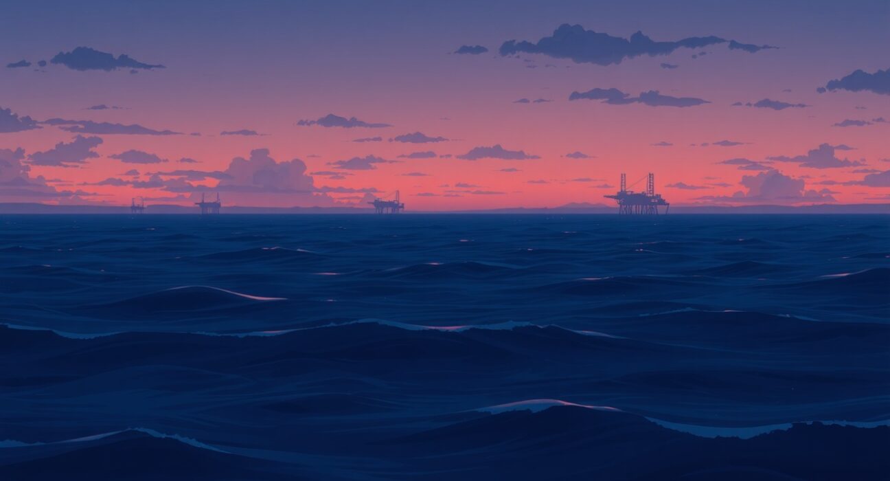 Analysis of Brent crude oil price dynamics influenced by persistent geopolitical war risk premium.