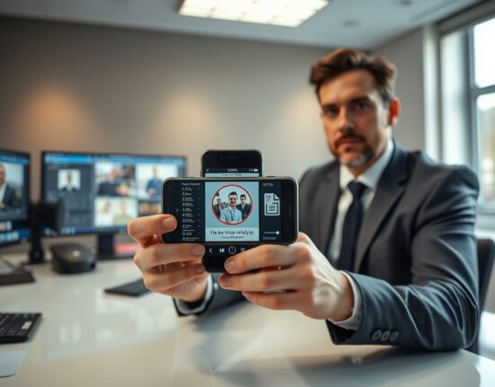 Journalist verifying a photo with Brevis Vera on a smartphone, showing cryptographic proof
