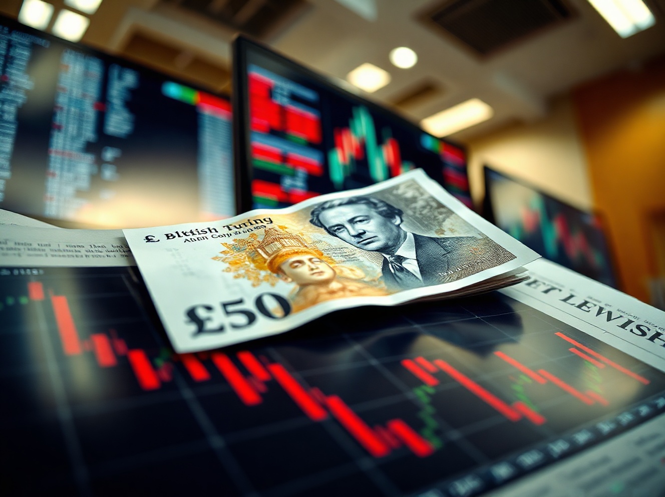 British Pound Slides Below 1.3200 as UK Political Uncertainty Rattles Markets