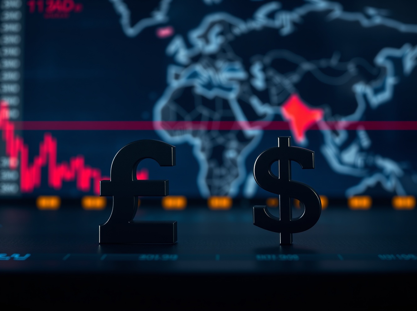 British Pound Slips Below 1.3500 as Renewed US-Iran Tensions Bolster Safe-Haven Dollar