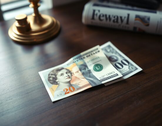 British Pound and US Dollar banknotes on a desk, representing the GBP/USD currency pair analysis.