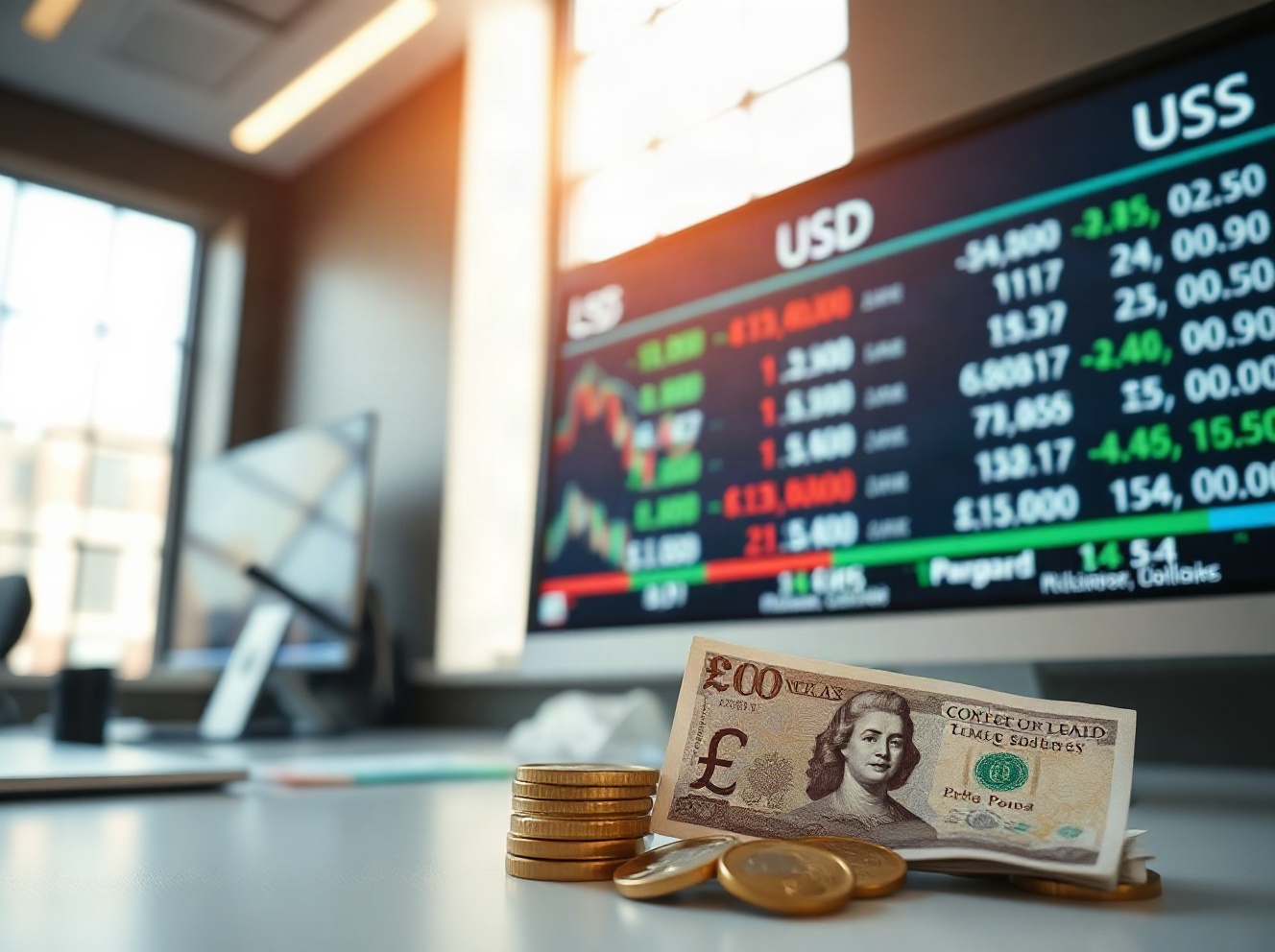 British Pound Edges Lower as Dollar Steadies; Downside Seen Limited