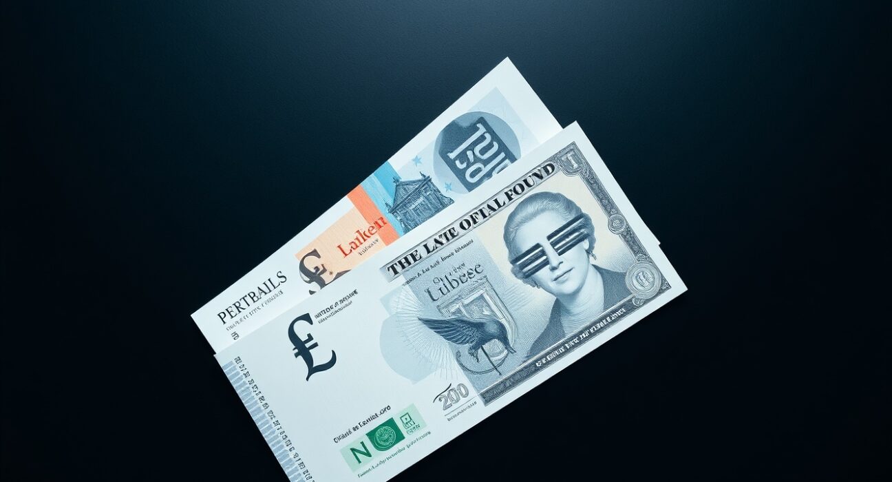 British Pound and US Dollar banknotes on a desk, representing currency exchange rate movements.