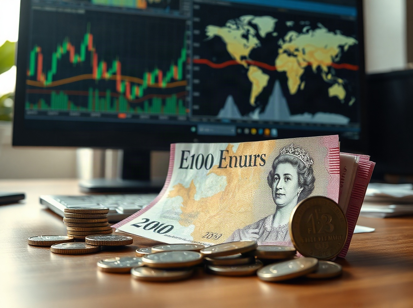 British Pound Holds Near Six-Month High as Hormuz Hopes Lift Sentiment
