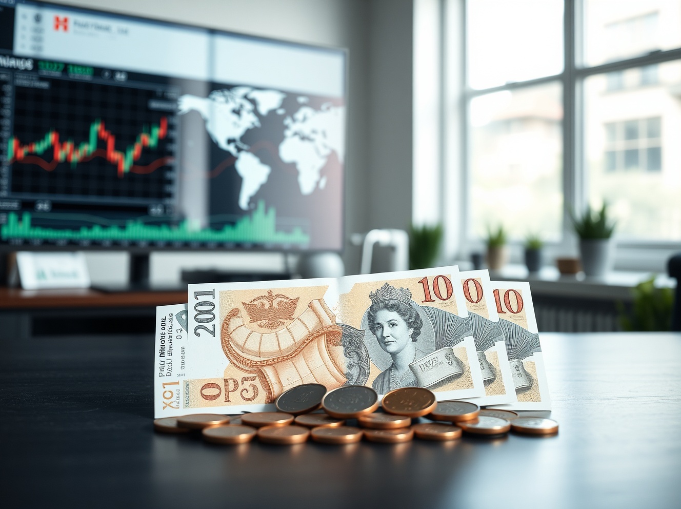 British Pound Holds Steady as Traders Eye UK GDP and Trump-Xi Trade Talks