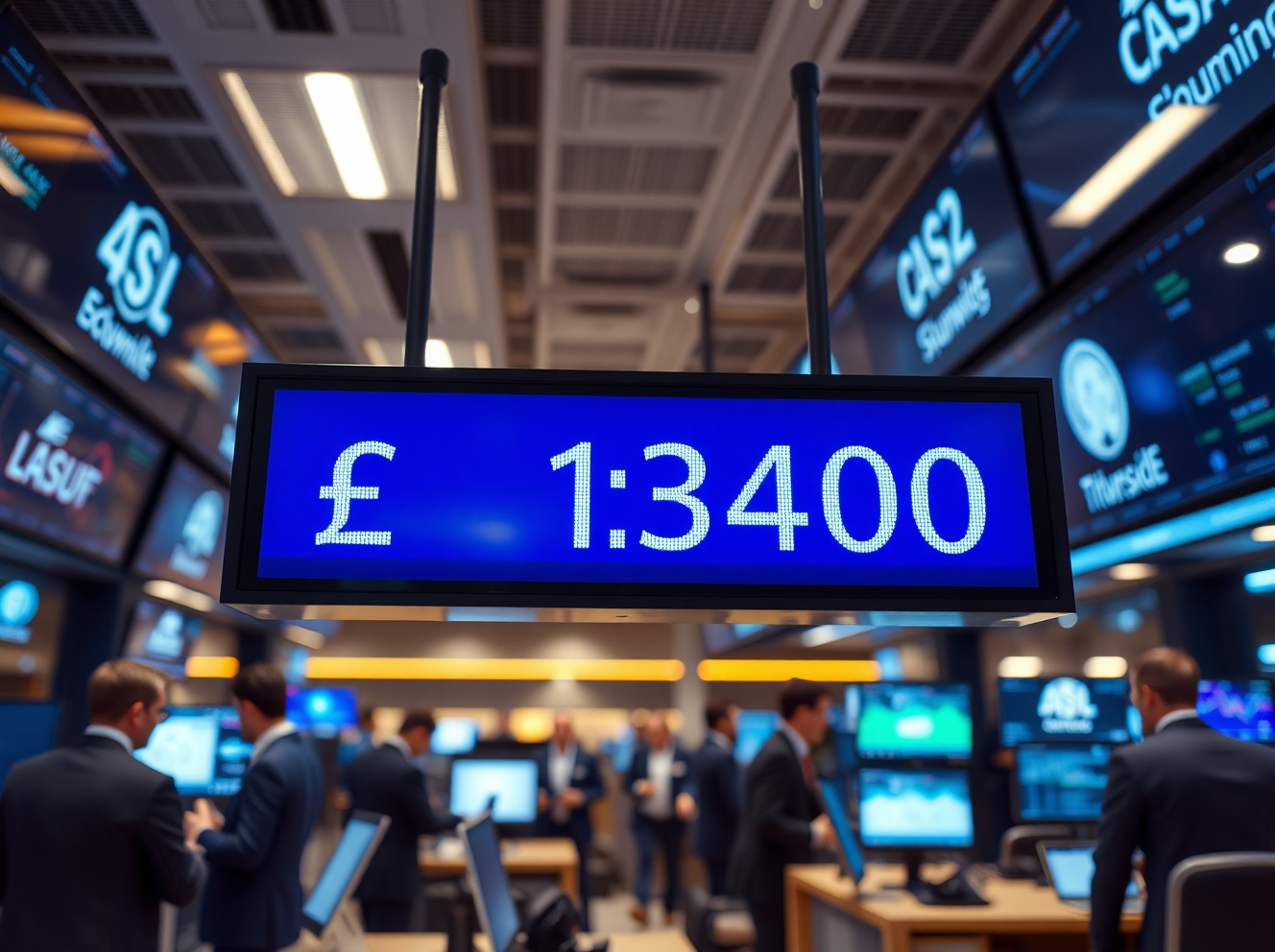 British Pound Holds Near 1.3400 as UK Unemployment Figures Tick Higher