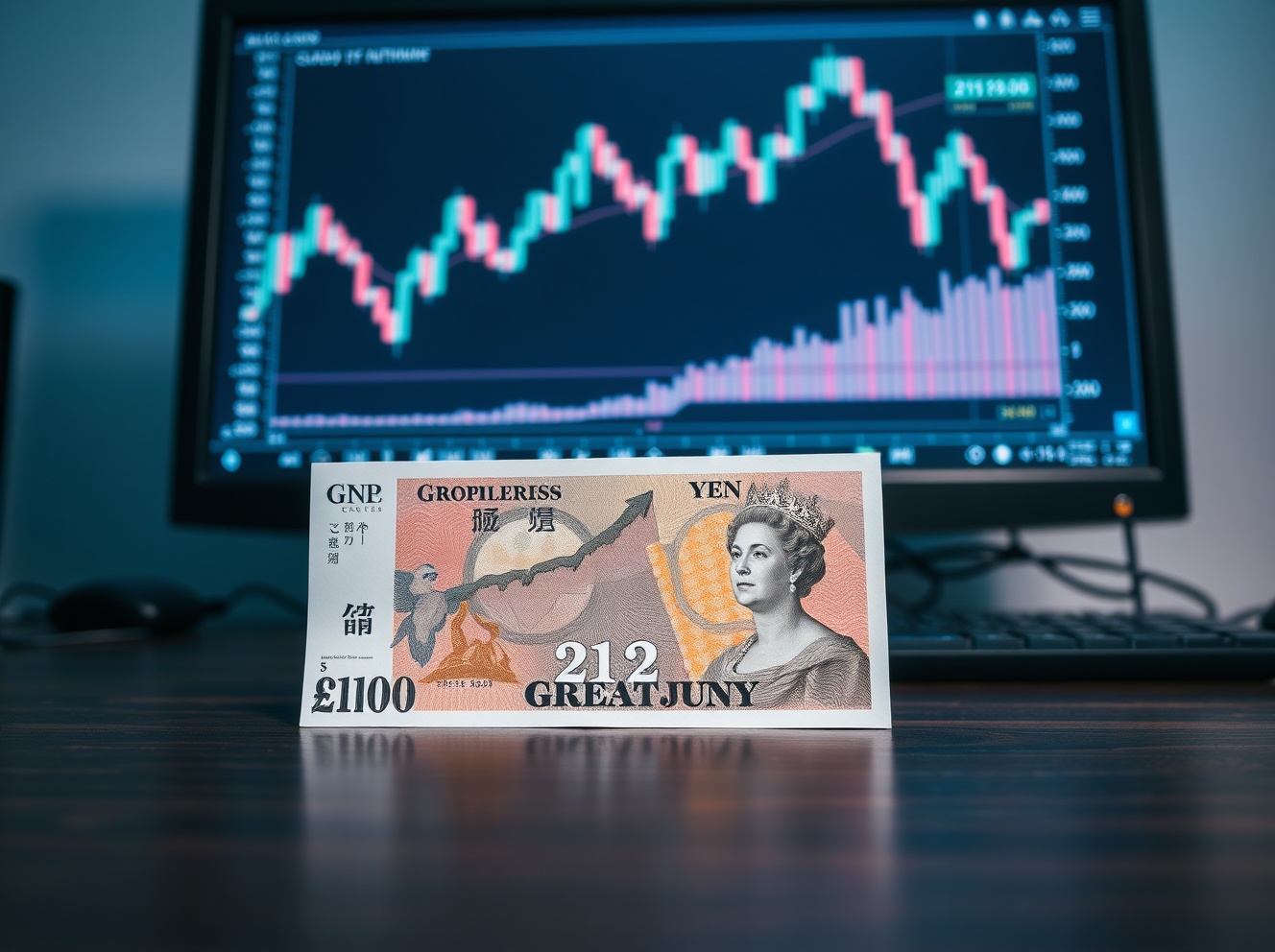 British Pound Holds Near One-Week Low vs Yen as Technical Support at 212.00 Weakens