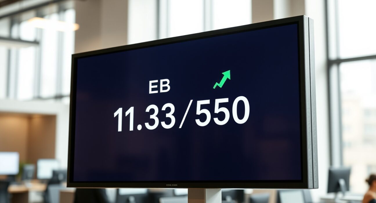 GBP/USD trading screen showing pound strength above 1.3350 amid Iran diplomacy news